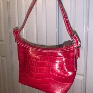 Red Liz Claiborne mini purse